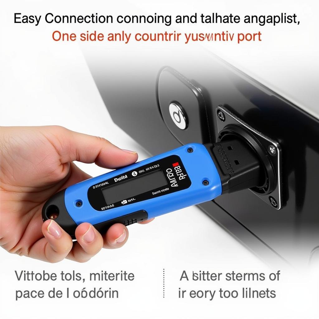 Generex Diagnostic Tool Connecting to OBD2 Port