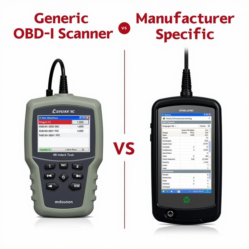 Generic vs. Manufacturer-Specific OBD-I Scanners