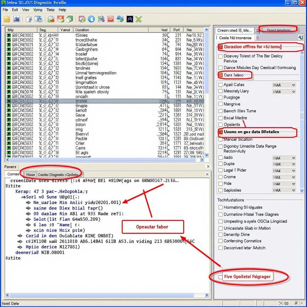 GM Diagnostic Software Interface