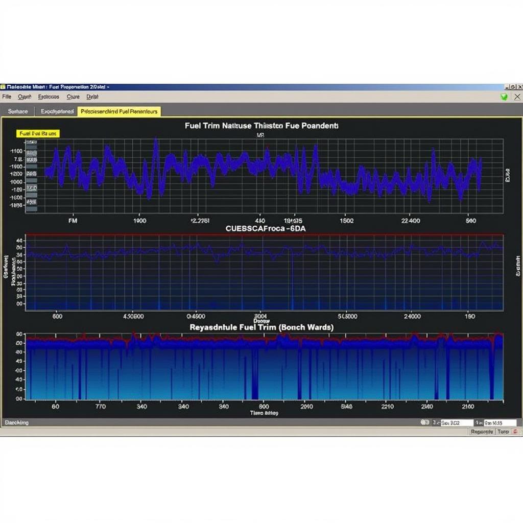 HDS Honda Diagnostic Software Screenshot Showing Fuel Trim Values