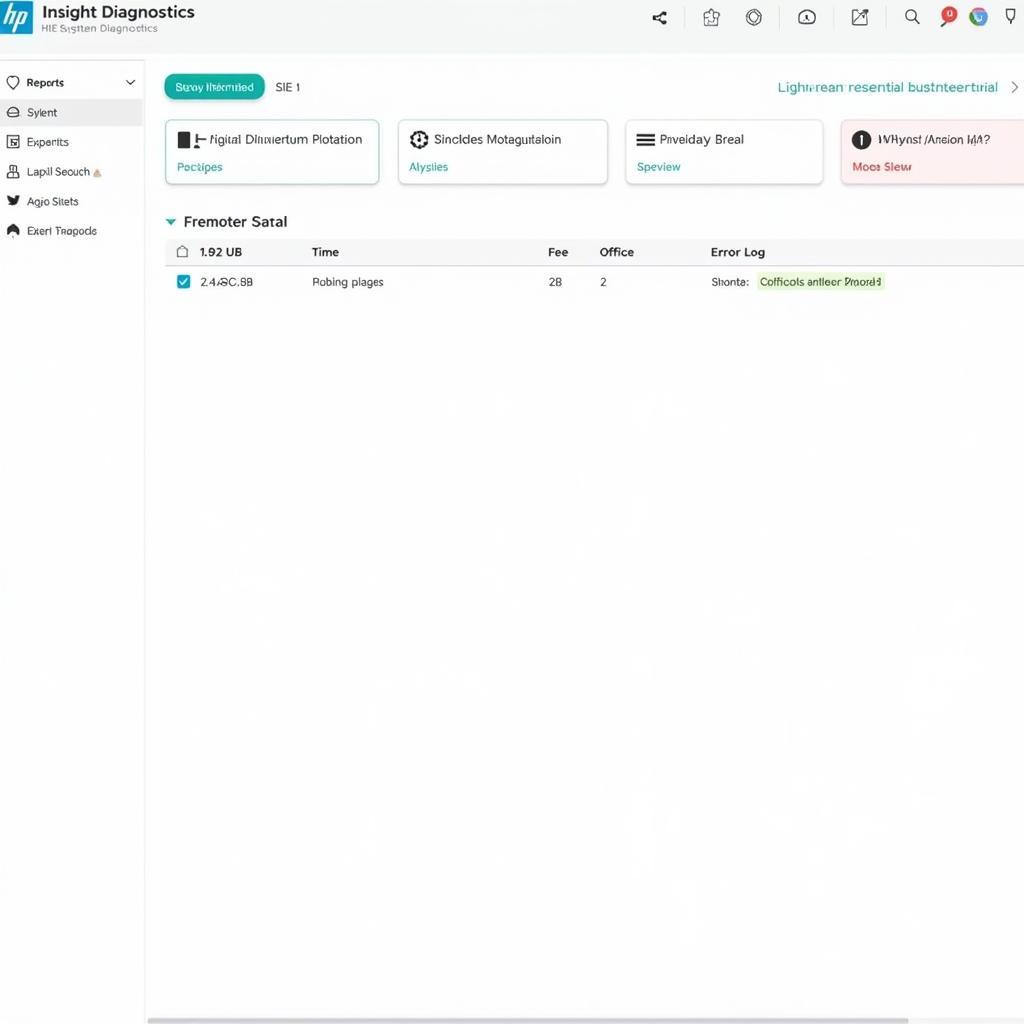 Analyzing HPE Insight Diagnostics Report