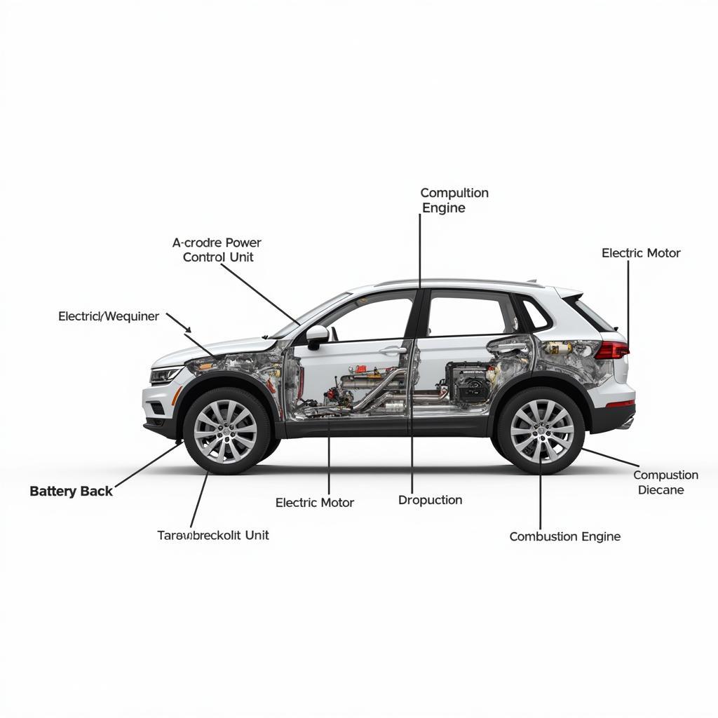 Diagram of Hybrid System Components