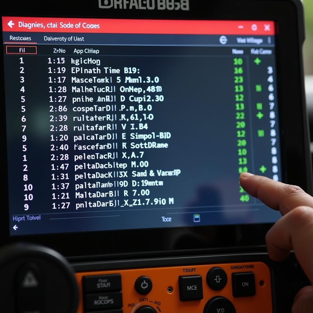 Interpreting Buffalo Bus Fault Codes on a Diagnostic Scanner