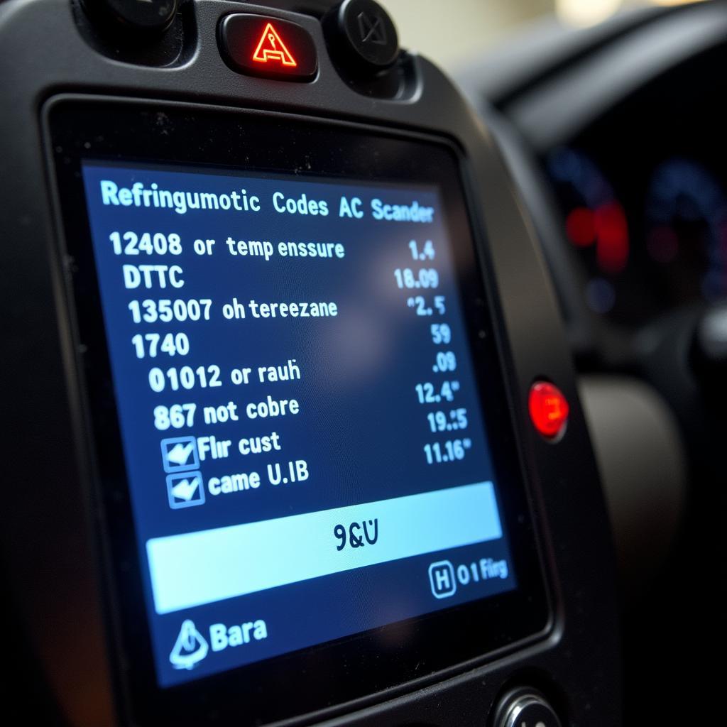 Interpreting Car AC Scanner Results