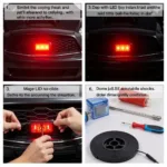 Red LED Knight Rider Car Light Scanner 8 Functions New: A Comprehensive Guide