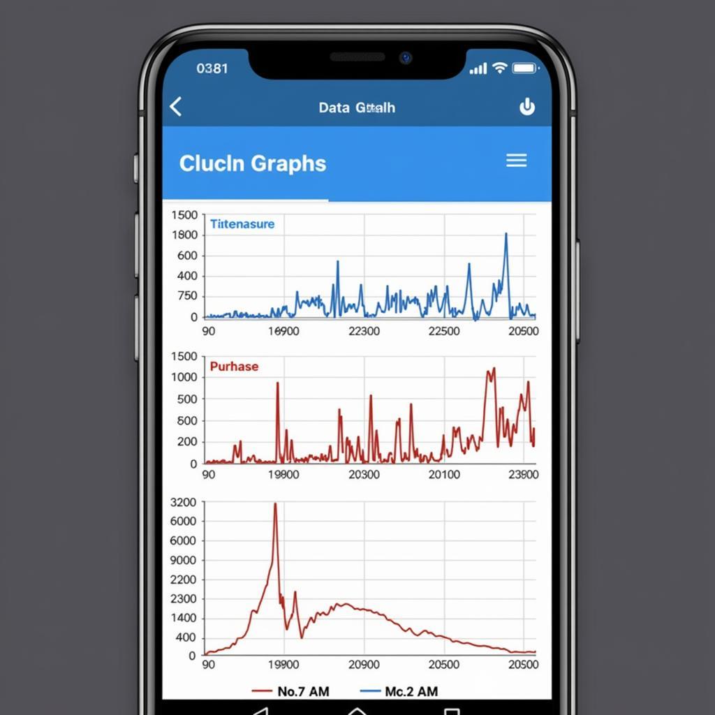 Live Data Graphing on OBDII App for Real-Time Vehicle Diagnostics