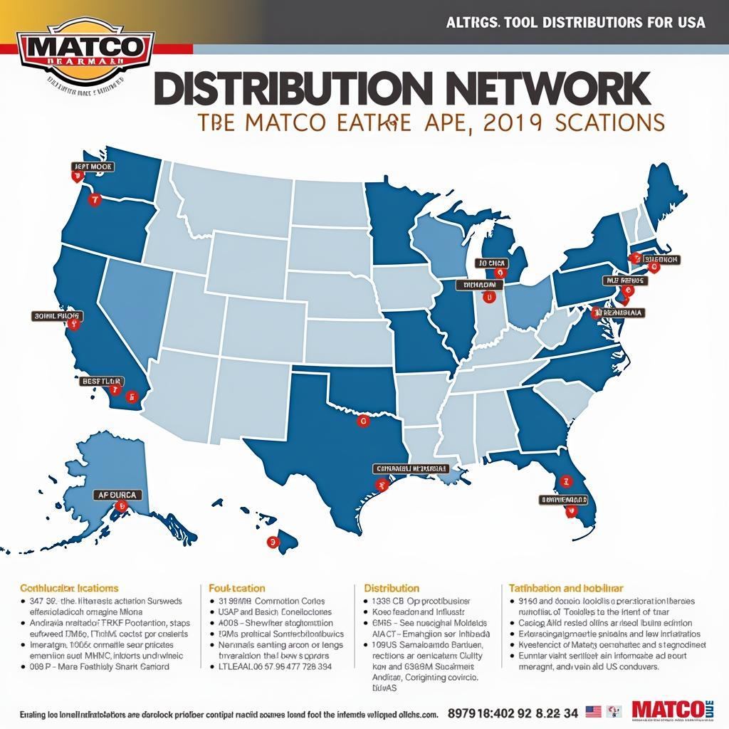 Matco Distributor Network Map