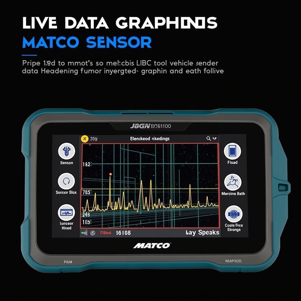 Matco MPS700 Displaying Live Data Graphs