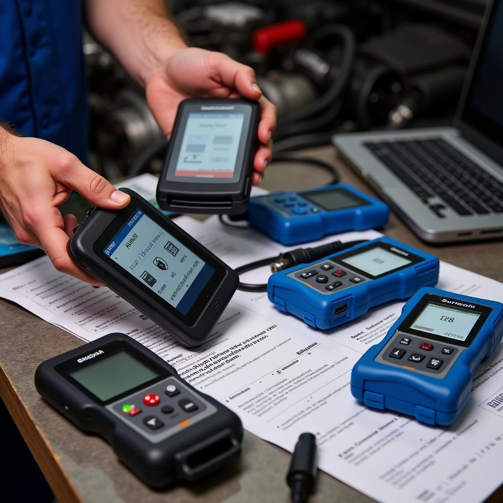 Mechanic Choosing the Right OBD2 Scan Tool