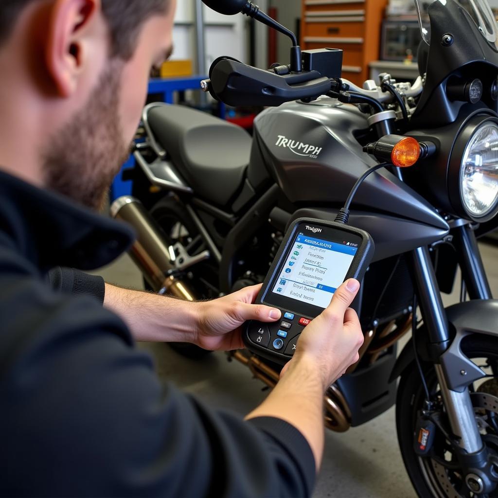 Read more about the article Triumph Tiger 1200 Diagnostic Tool: A Comprehensive Guide