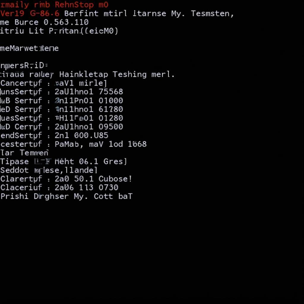 Memtest86 Running on a Computer