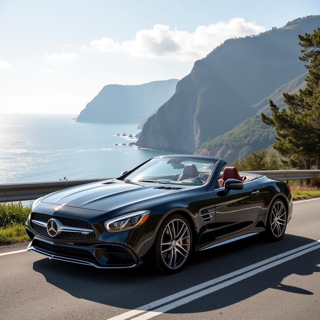 Mercedes Benz Convertible with Fully Functional Top