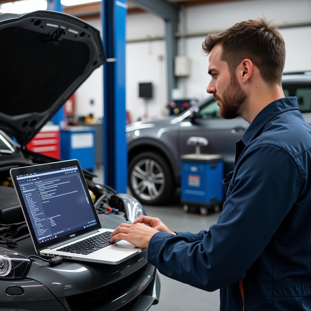 Modern Auto Repair Shop