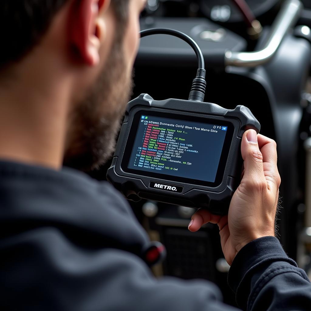 Reading Diagnostic Trouble Codes with a Motorcycle ECU Scan Tool