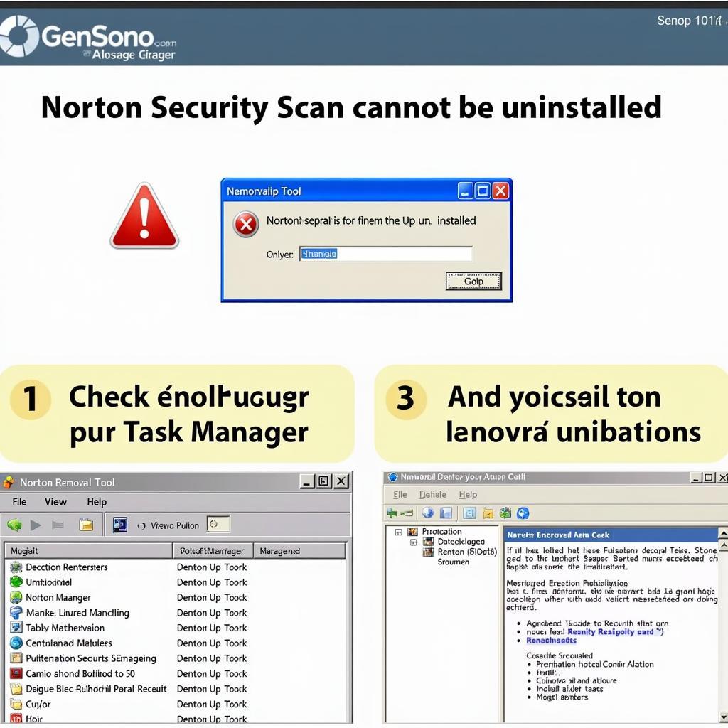 Troubleshooting Norton Security Scan Removal