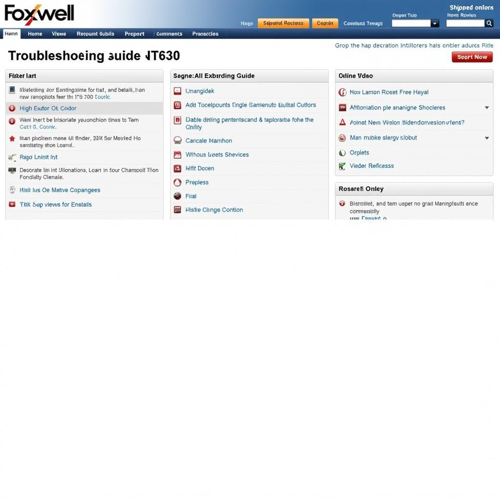 NT630 Foxwell Troubleshooting Guide