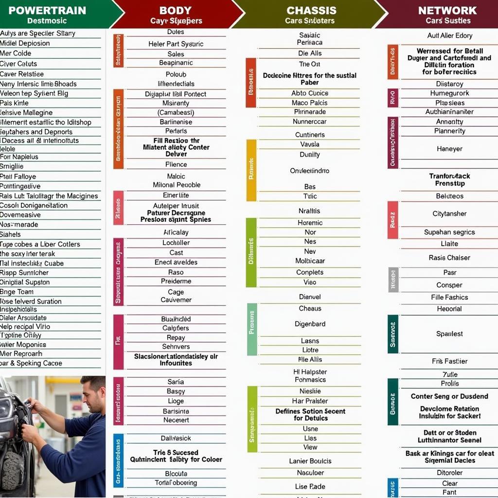 OBD Code Chart for Engine Diagnostics