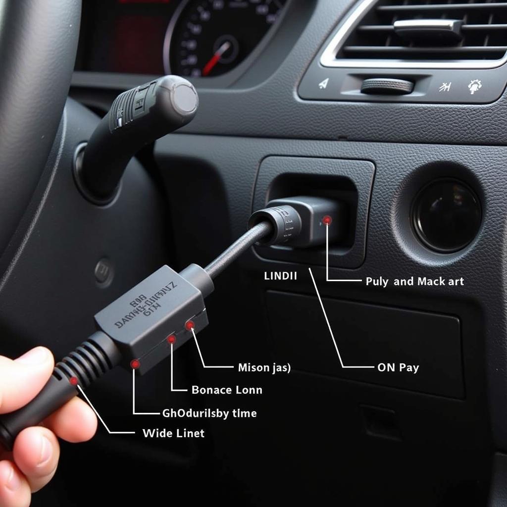 OBD-II Port on a Volkswagen