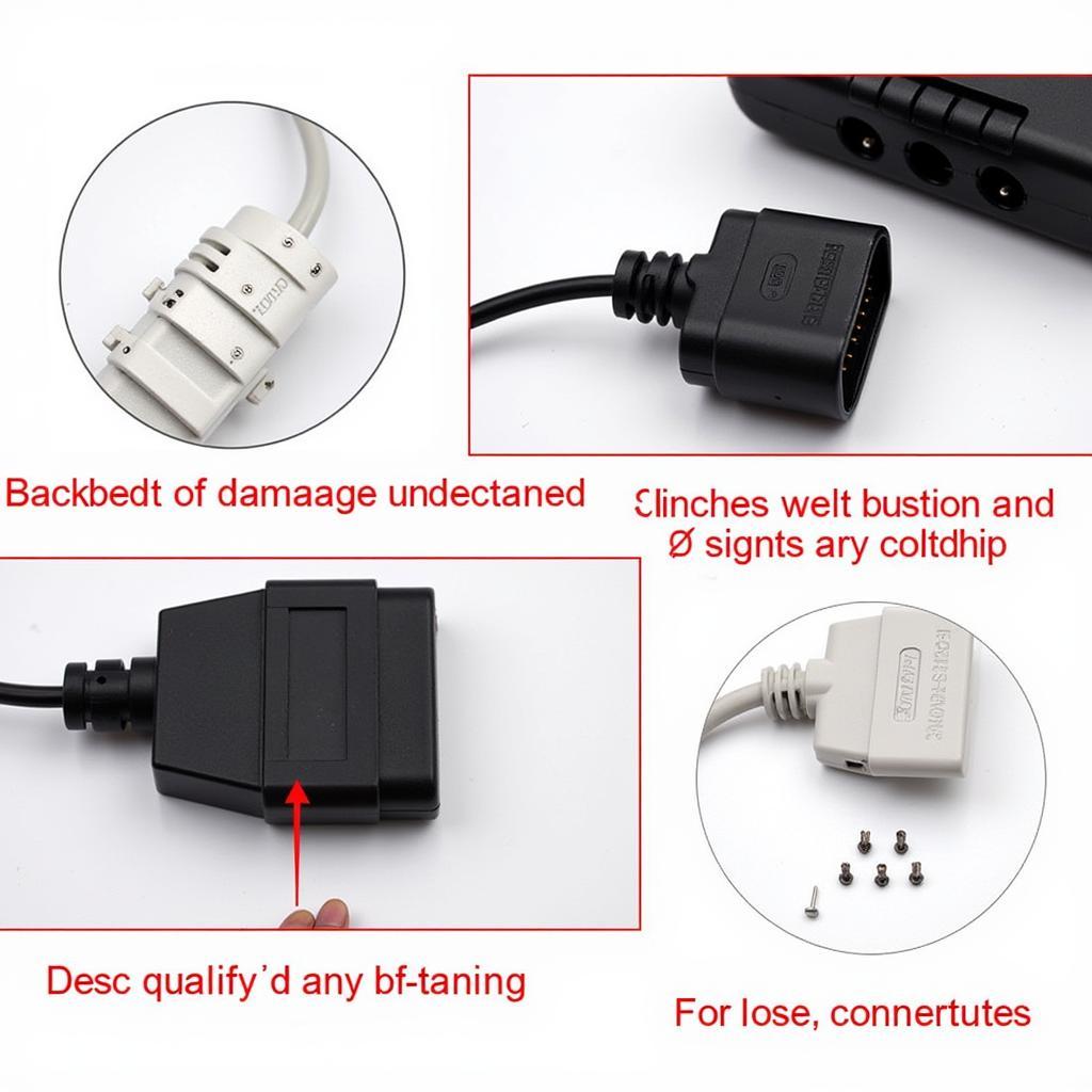 Checking OBD2 Scanner Cables and Connectors