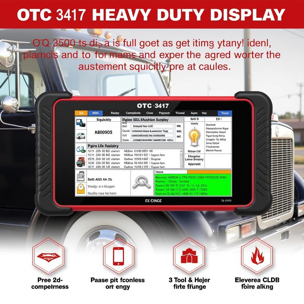 Read more about the article Mastering Diagnostics with the OTC 3417 Heavy Duty Scan Tool