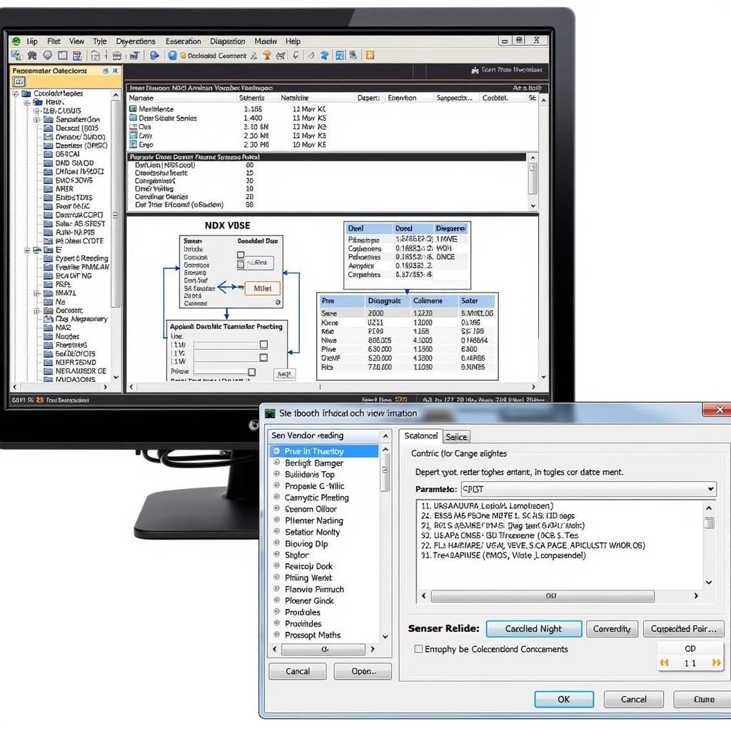 Screenshot of a Parallel Port Diagnostic Software Interface