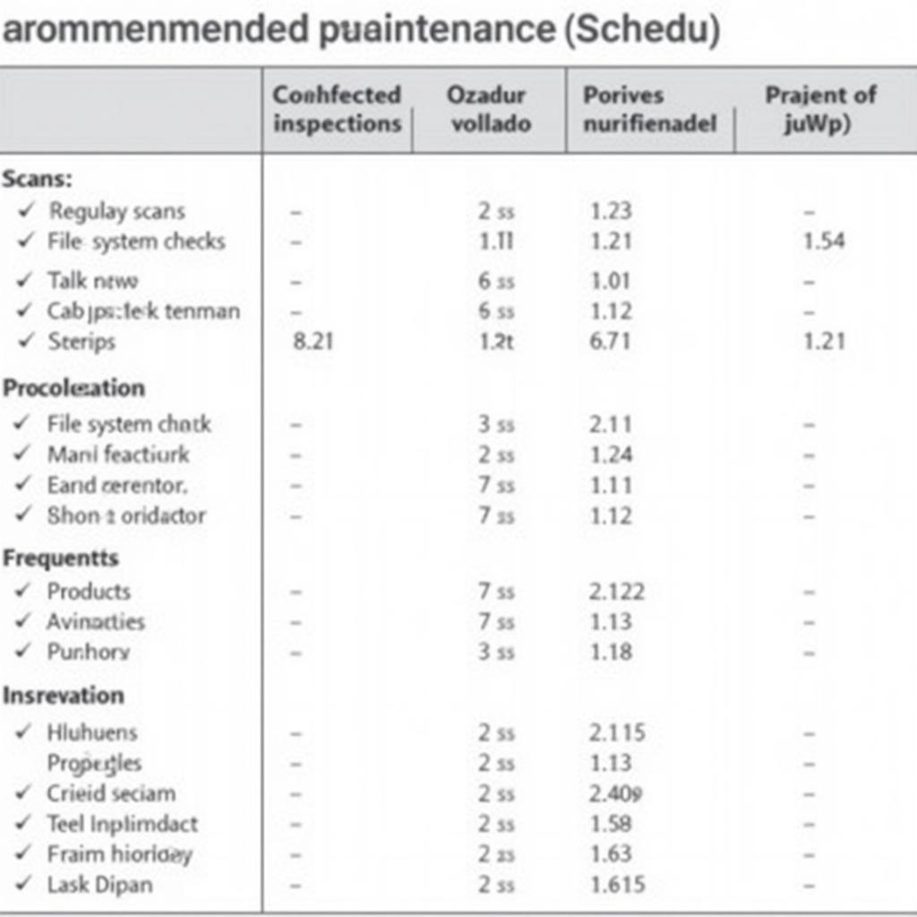 Preventive HDD Maintenance Schedule