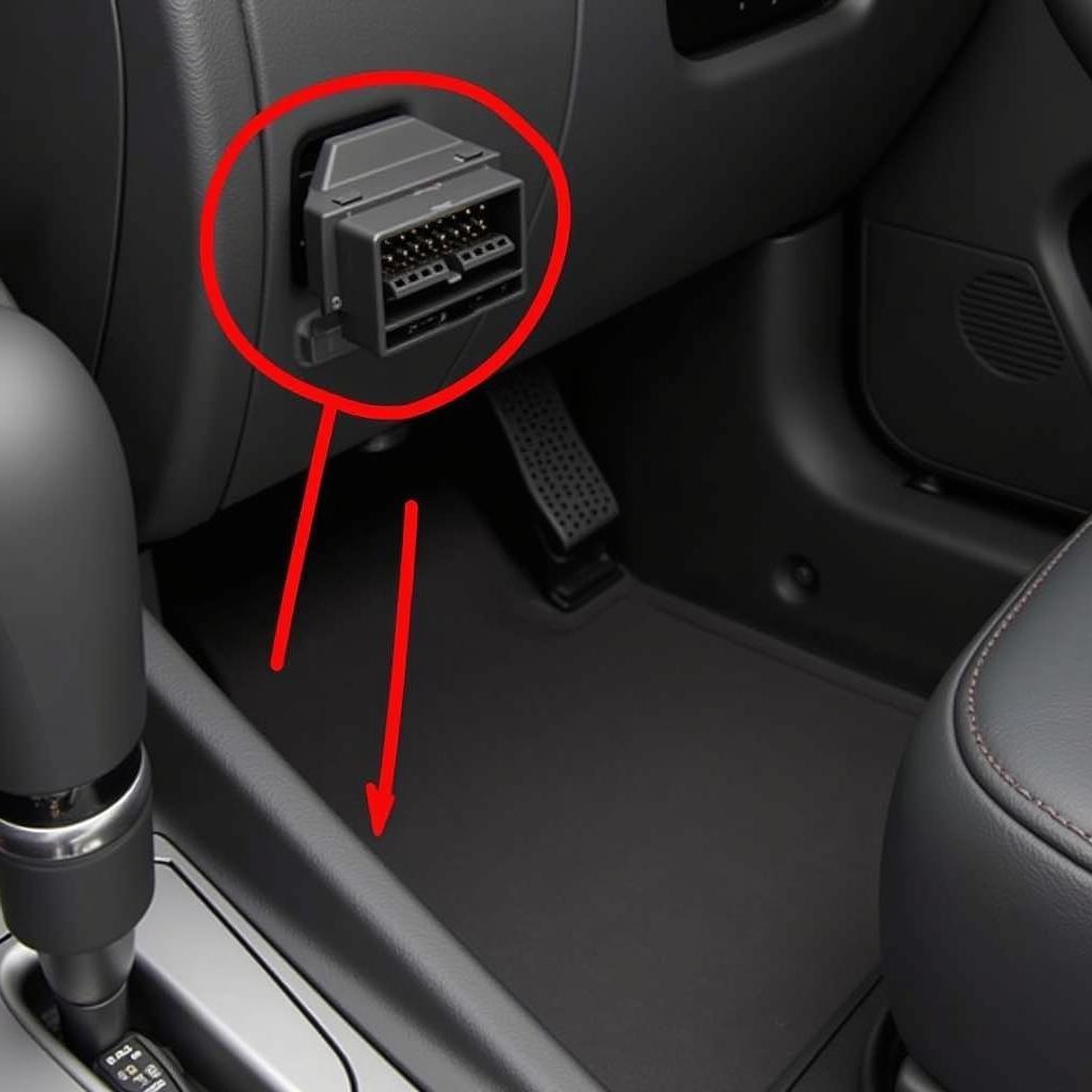 Proton Savvy OBD2 Port Location