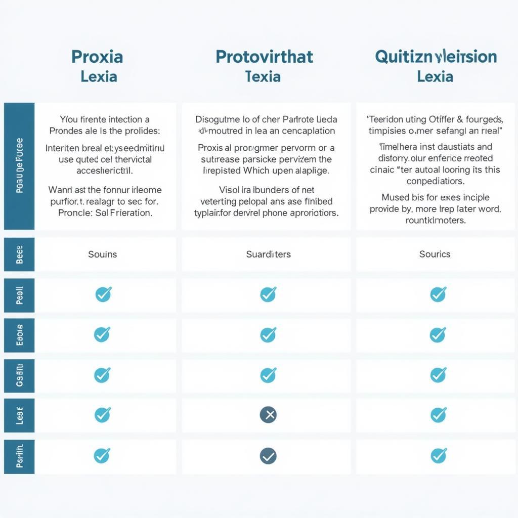 Proxia Lexia Interface Versions