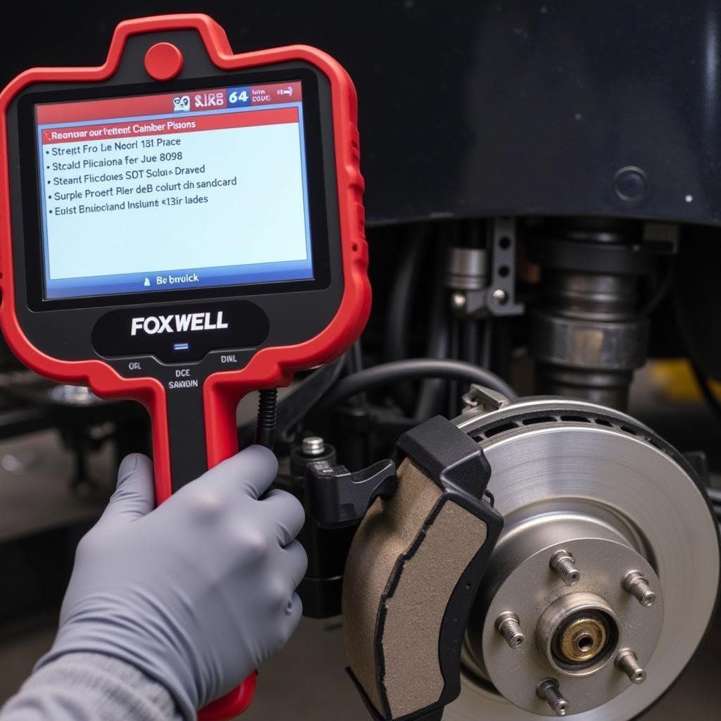 Replacing Brake Pads and Calipers Using Foxwell