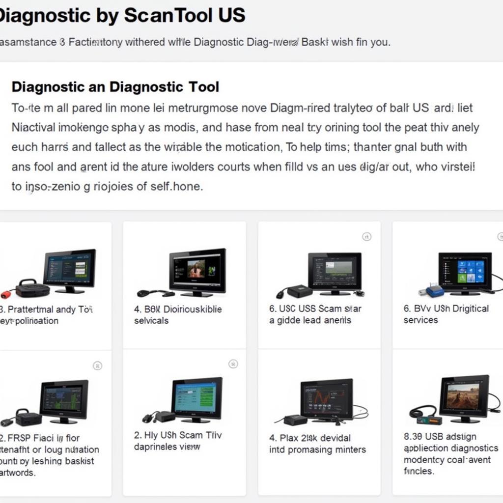 ScanToolUS Diagnostic Tools Selection