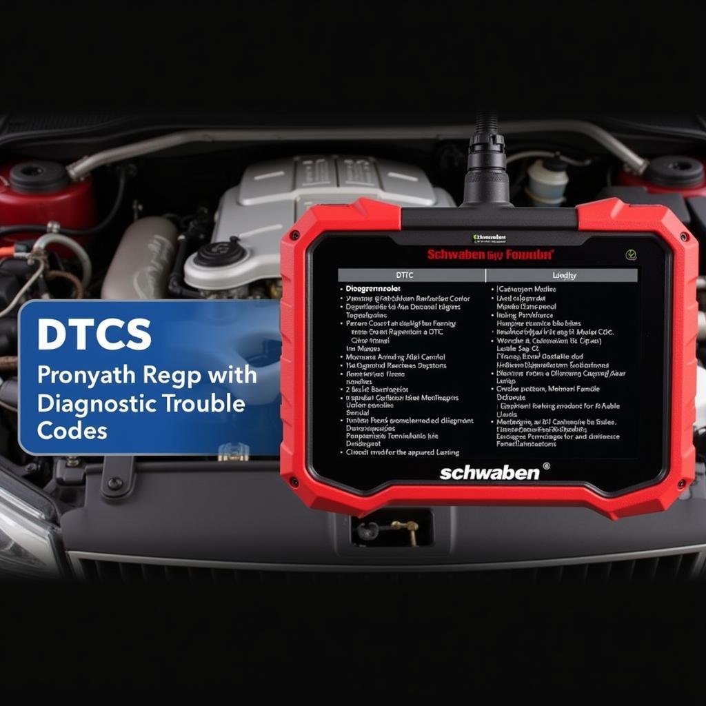 Schwaben by Foxwell Displaying Diagnostic Trouble Codes