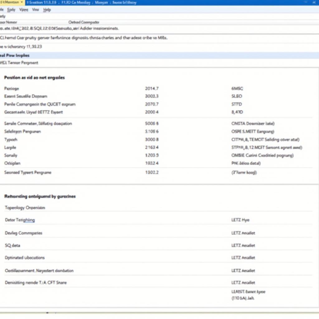 SQL Server Performance Diagnostic Tool Report