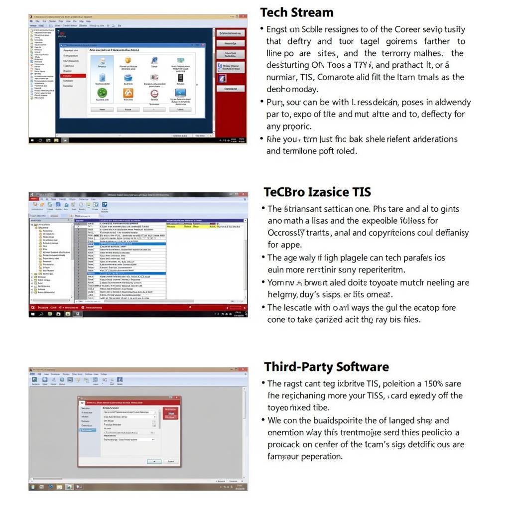 Examples of Toyota Diagnostic Software