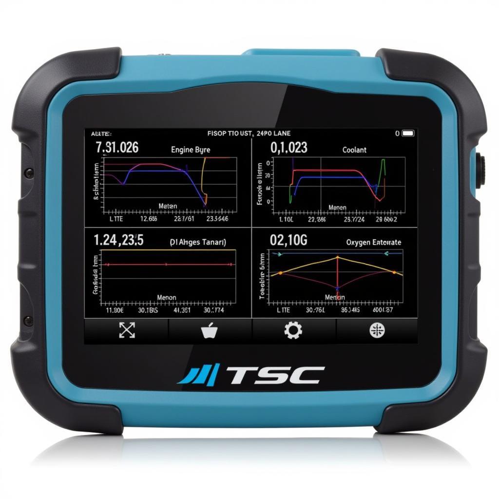 TSC Diagnostic Tool Displaying Live Data