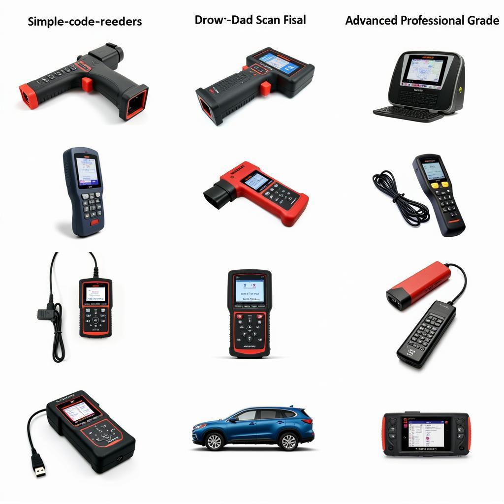 Various scan-tools for different diagnostic needs