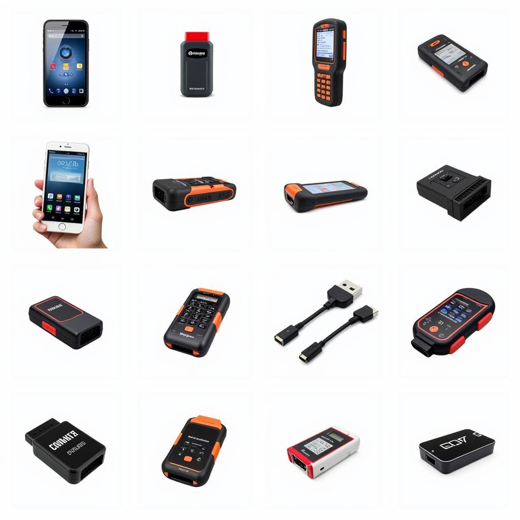 Various Bluetooth OBD2 Scanners on Display