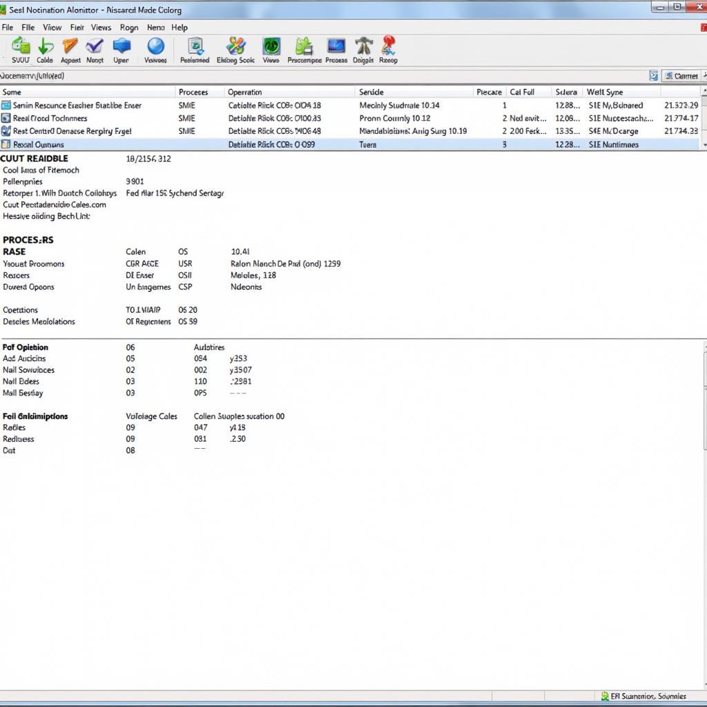 Windows Resource Monitor Showing CPU Usage