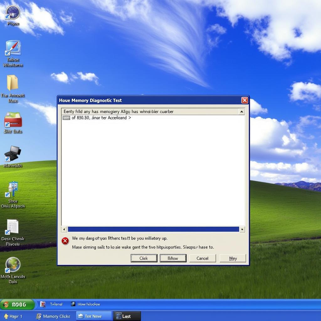 Viewing Windows XP Memory Diagnostic Tool Results